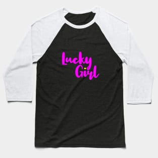 Lucky Girl Baseball T-Shirt